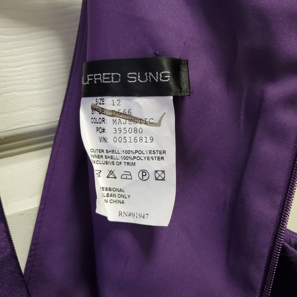 Alfred Sung Cocktail/Bridesmaid Dress NWT - Picture 7 of 10